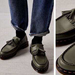 Dr. Martens Aiden Loafers in Khaki Green
